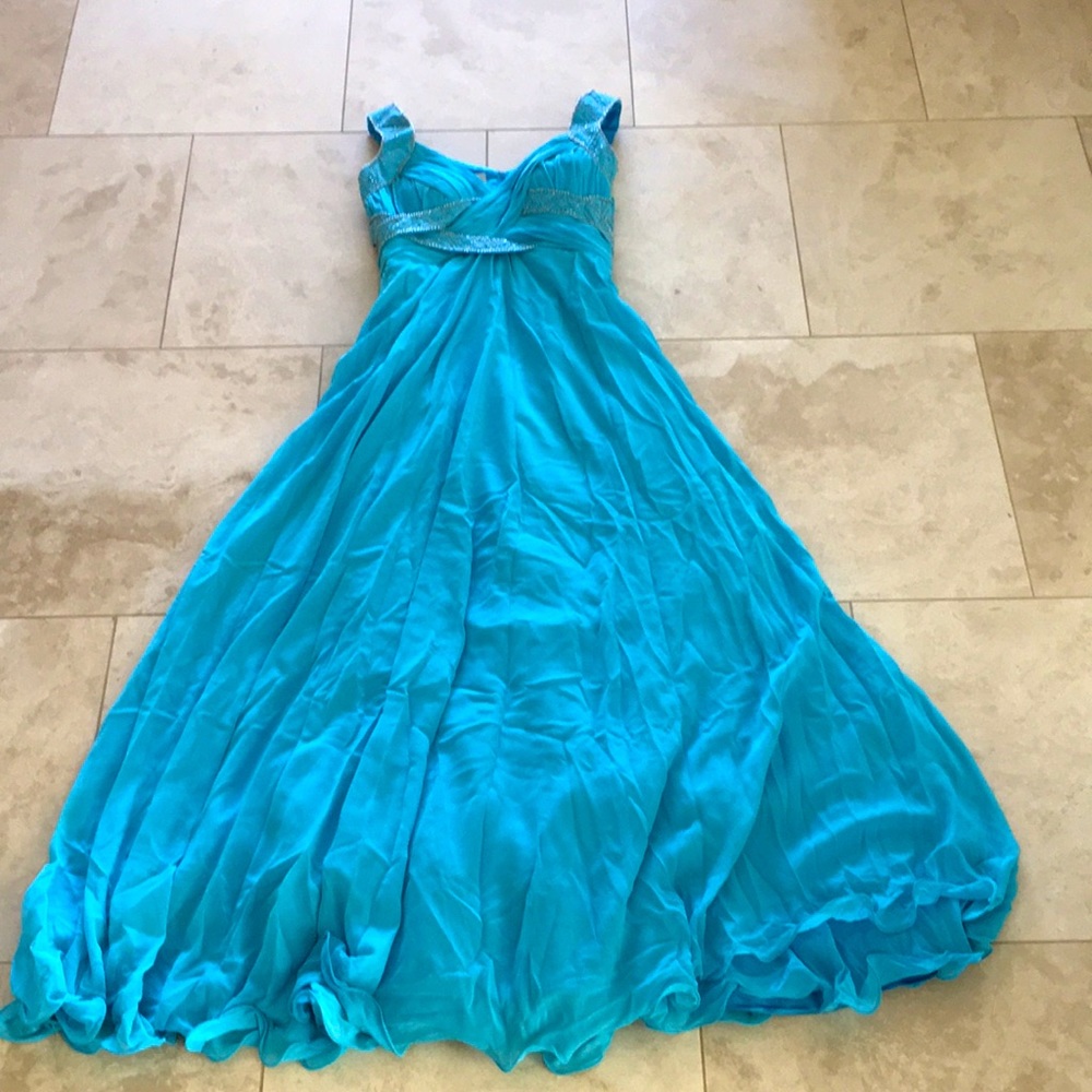 Ocean blue dress for those special occasions